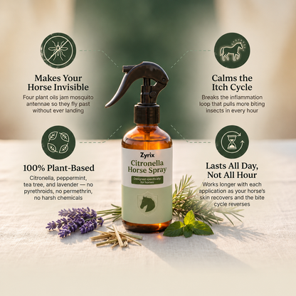 Zyrix Horse & Pony Bug Repellent Spray