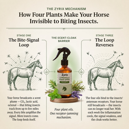 Zyrix Horse & Pony Bug Repellent Spray